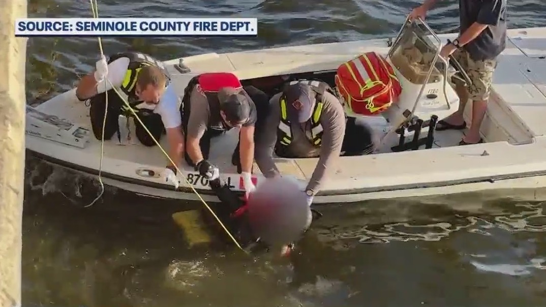 Motorcyclist crashed bike, flipped into lake